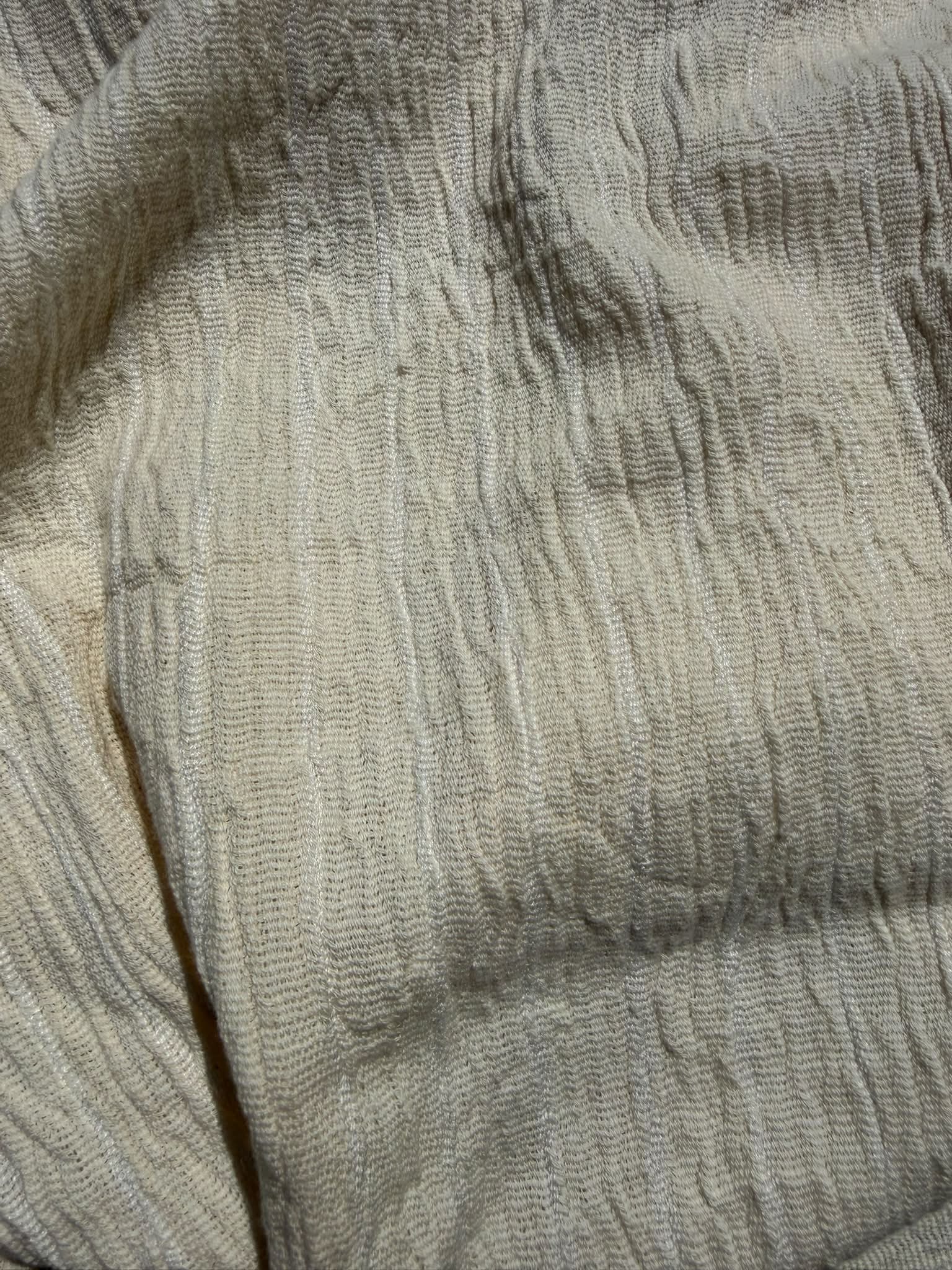 Püsküllü %100 Pamuk Müslin Runner ve Yatak Şalı - 90x180 cm